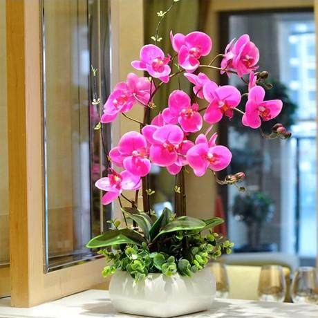 如何制作仿真花盆景？