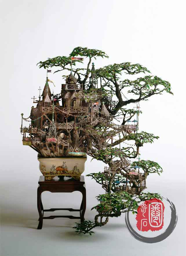 外国人就是会玩 这是盆景还是玩具?