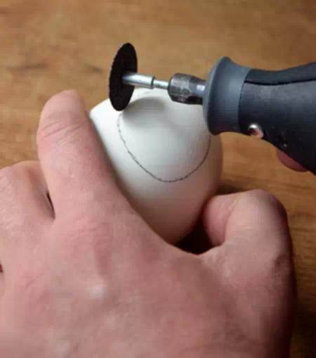 创意DIY 蛋壳也能做盆景~