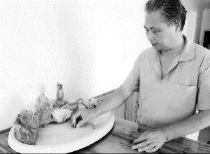 苏州六旬老头搜集几百块石头 5年打造24款盆景