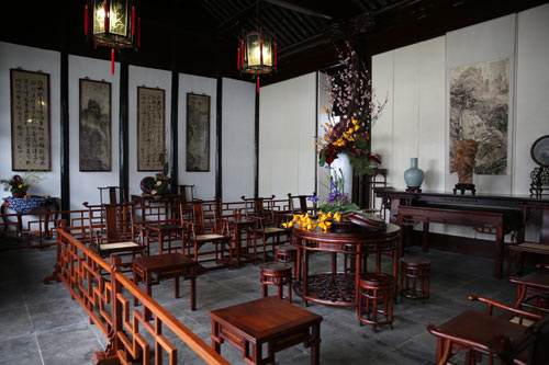 2015苏州拙政园迎春精品花果盆景展开幕