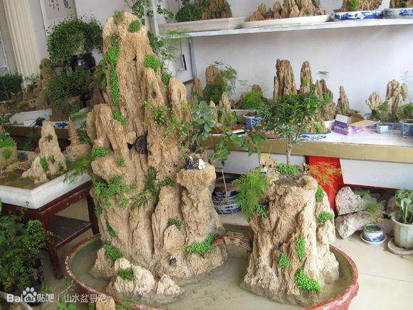 室内假山盆景的制作技法