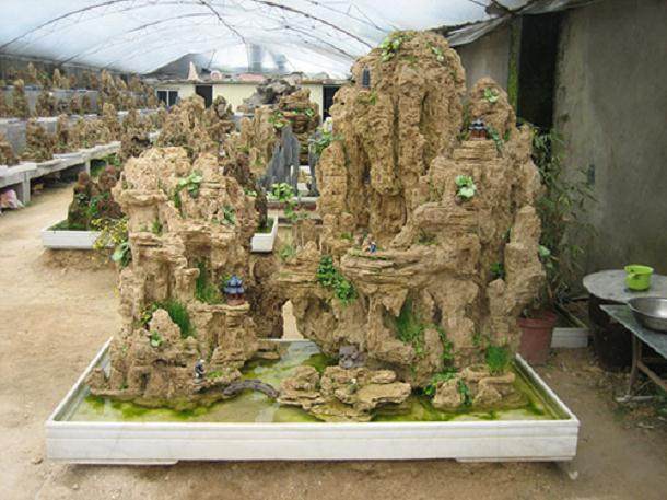 室内假山盆景制作方法