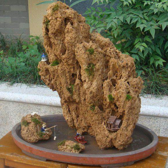 怎么让吸水石盆景快点张出绿苔啊