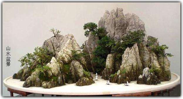 山水盆景怎样进行布局