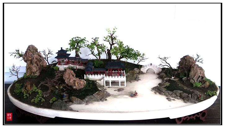 山水盆景如在室内养管