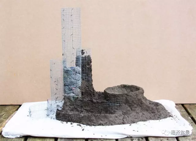 图解 石头怎么制作山水盆景的方法