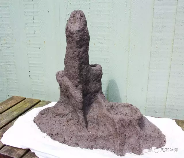 图解 石头怎么制作山水盆景的方法