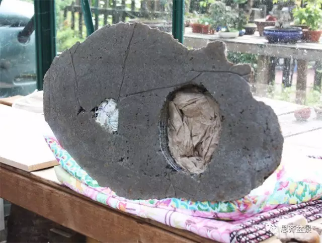 图解 石头怎么制作山水盆景的方法