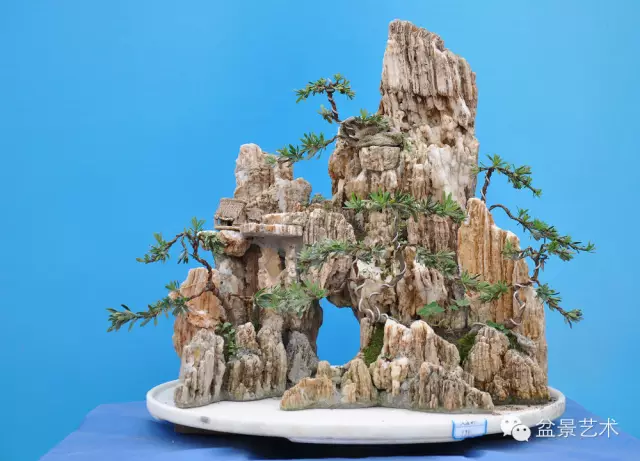 山水盆景的石料选择加工及造型的方法