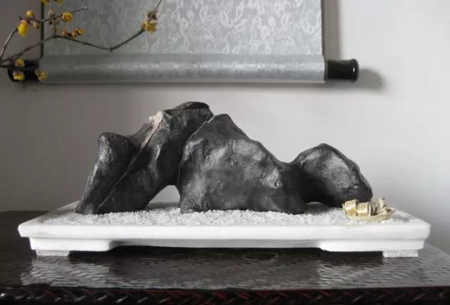 山水盆景之常用石头种类 图片