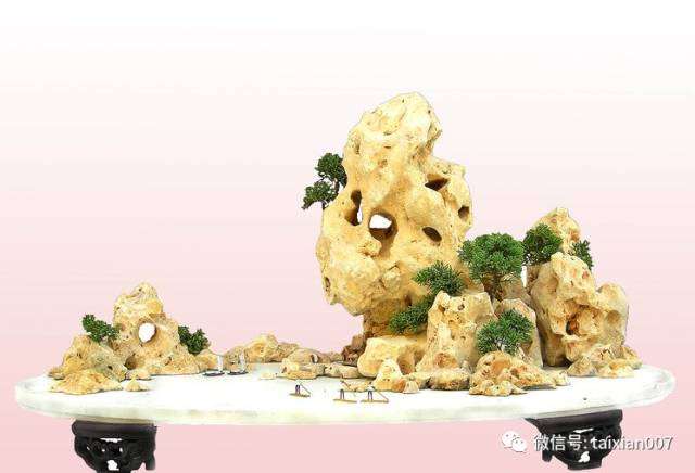 硬石类山水盆景的制作方法