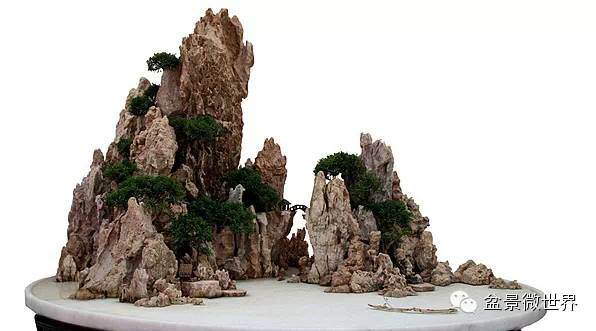 山水盆景的山石粘接有妙招