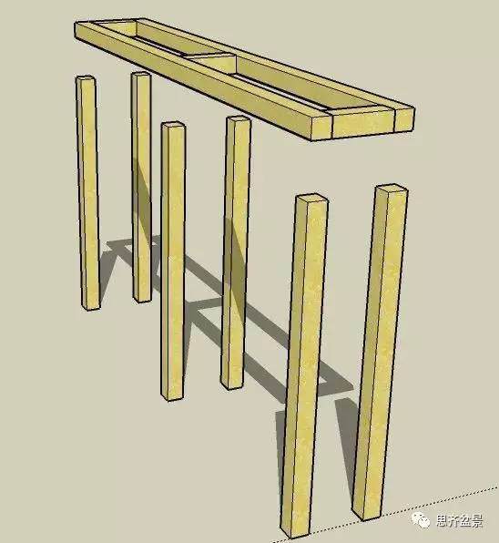 怎么制作盆景几架的方法