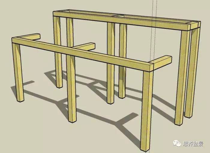 怎么制作盆景几架的方法