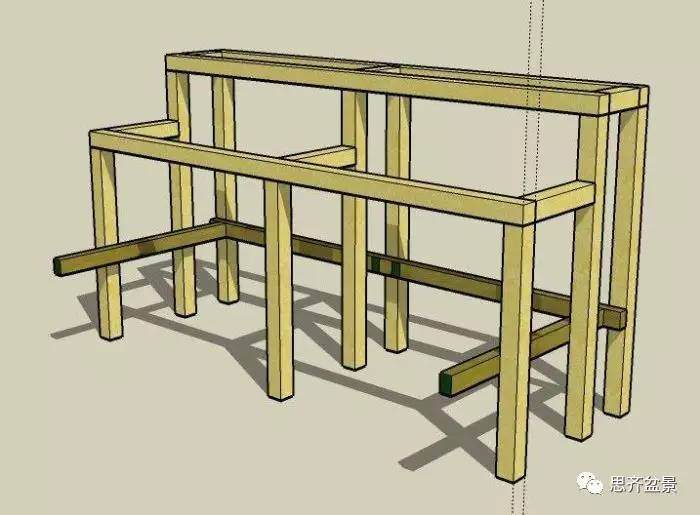 怎么制作盆景几架的方法