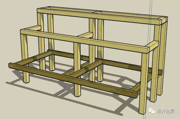 怎么制作盆景几架的方法