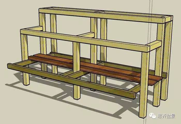 怎么制作盆景几架的方法