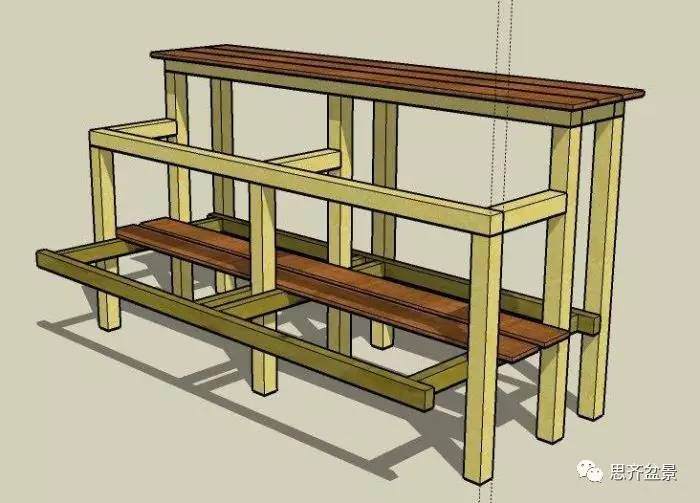 怎么制作盆景几架的方法