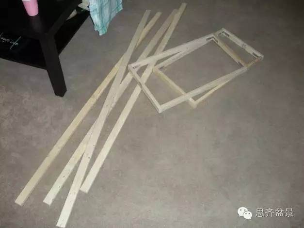 图解 看盆友是如何制作盆景几架的