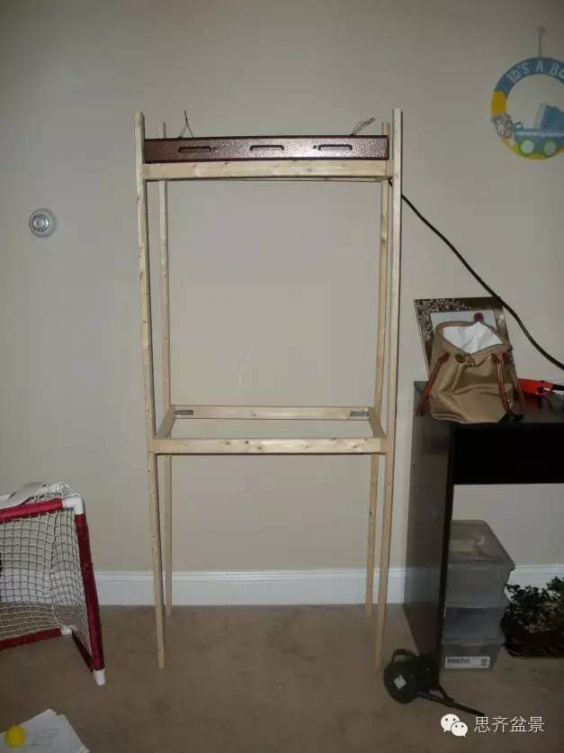 图解 看盆友是如何制作盆景几架的