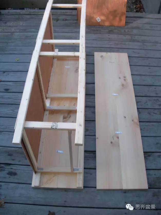 图解 看盆友是如何制作盆景几架的