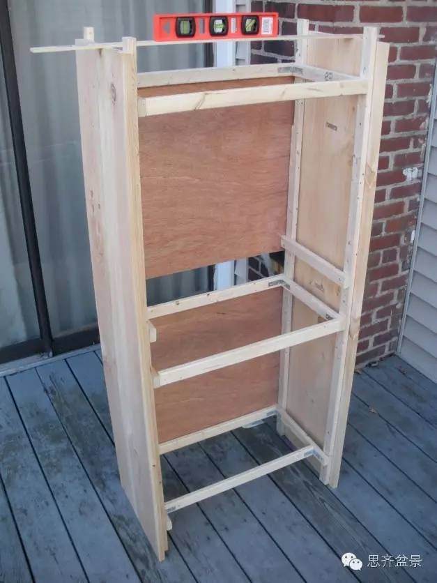 图解 看盆友是如何制作盆景几架的