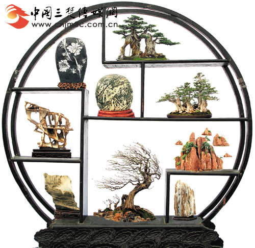 湖北第二届楚风杯盆景展团林开展