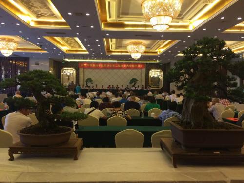 温州盆景协会换届 夏敬明蝉联新任会长