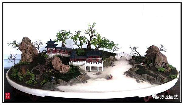 漫谈山水盆景的3个新款式