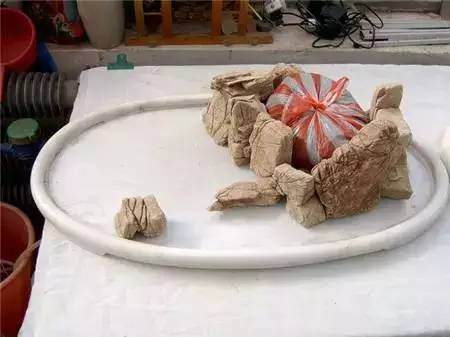 图解 DIY自己制作一个山水盆景的方法