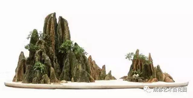 浮石一般多作小型山水盆景 最适宜制作平远的山水盆景【图】