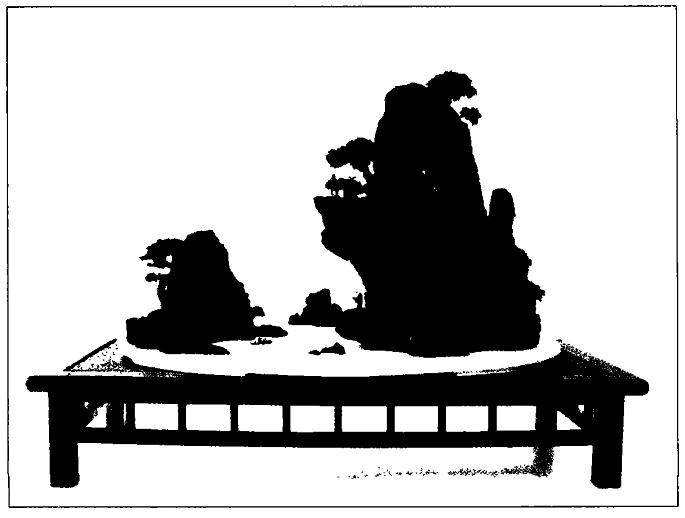 山水盆景《白帝怀古》制作心得