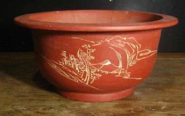 紫砂盆名器鉴赏民国紫砂盆鉴赏--诸葛勋