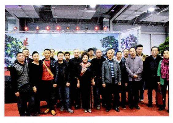 川渝盆景代表团抵台参加第十九届台湾华风国际盆景展