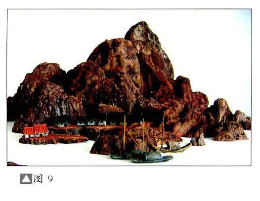 一件山水盆景的成功与否取决于作者手中材料的优劣