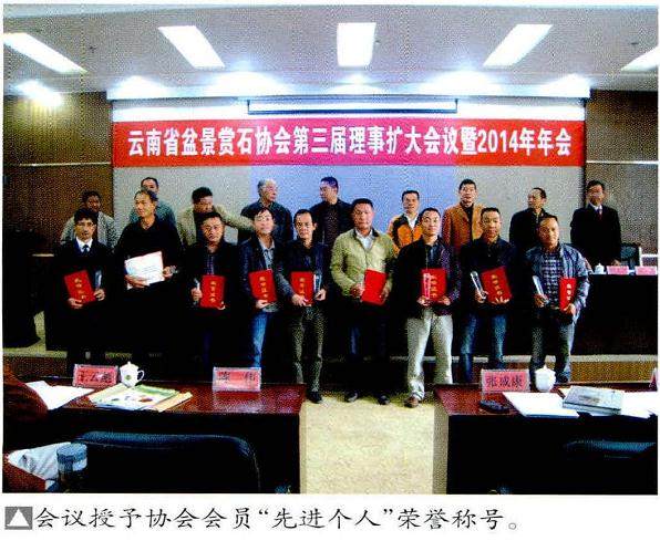 云南盆景赏石协会召开理事扩大会