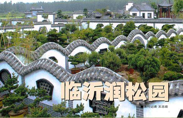 润松园是临沂市著名企业家范遵厚先生的私家盆景园