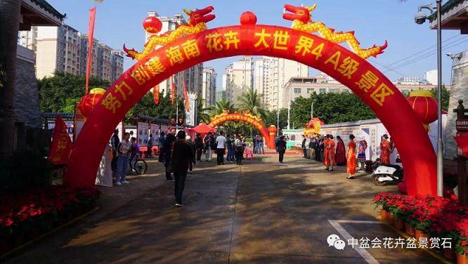 海南省第四届盆景展览在海口盛大开幕