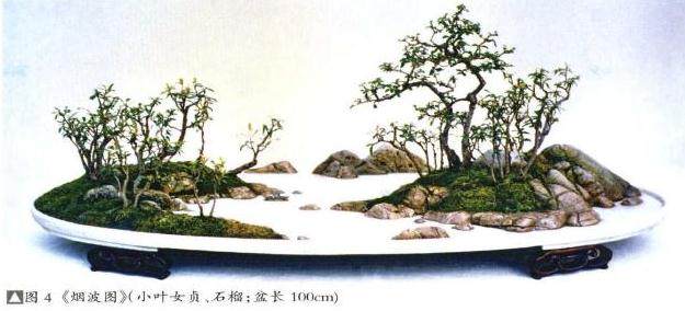 如何做好水旱盆景制作中的布石?