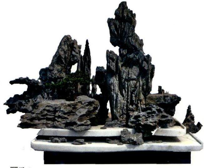 怎么以石为主体的树石盆景构图