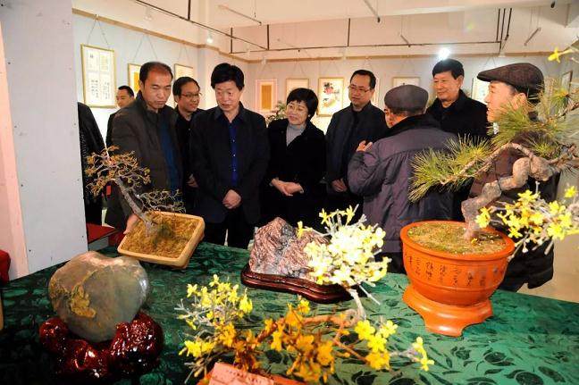 徽县在春节期间举办&ldquo;奇石盆景展&rdquo;