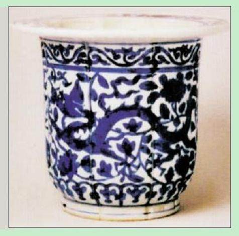 明朝嘉靖年的盆景盆子