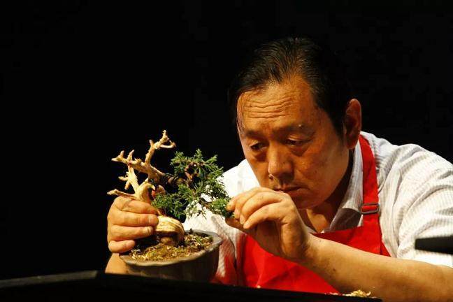 盆景艺术家郑志林先生速写