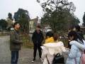 实践团队来到了他们的第二站川派盆景传承基地