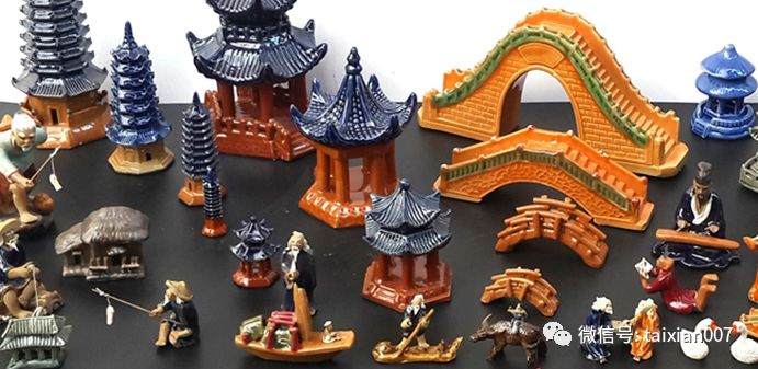 山水盆景中的工艺配件