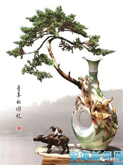 林瑞温:痴心酒瓶盆景艺术三十载