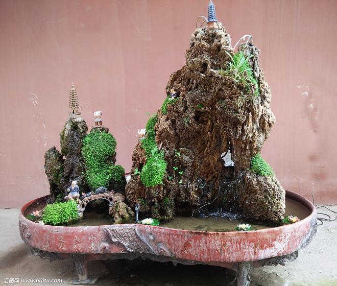 假山盆景不但能够美化室内环境 还能让人有好心情