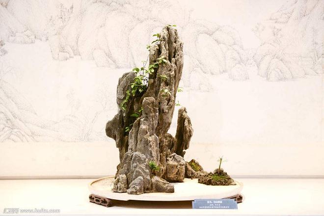 手工制作假山盆景 无论函授 面授都包教包会