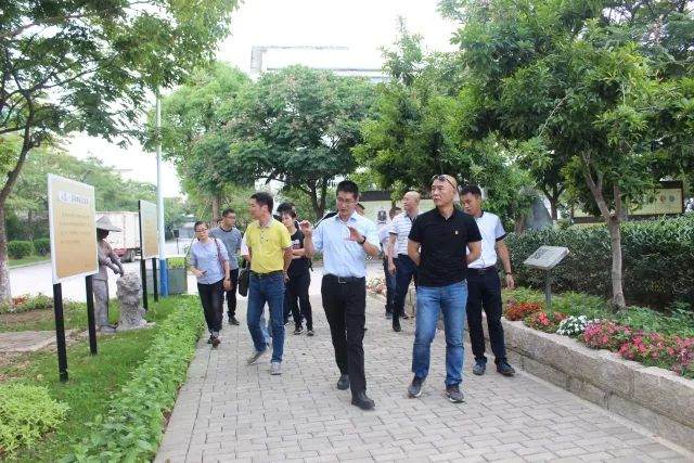 福建省花卉盆景有限公司莅临我司参观学习